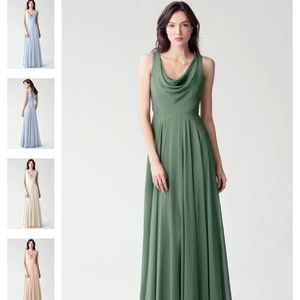 Jenny Yoo Liana Dress Eucalyptus